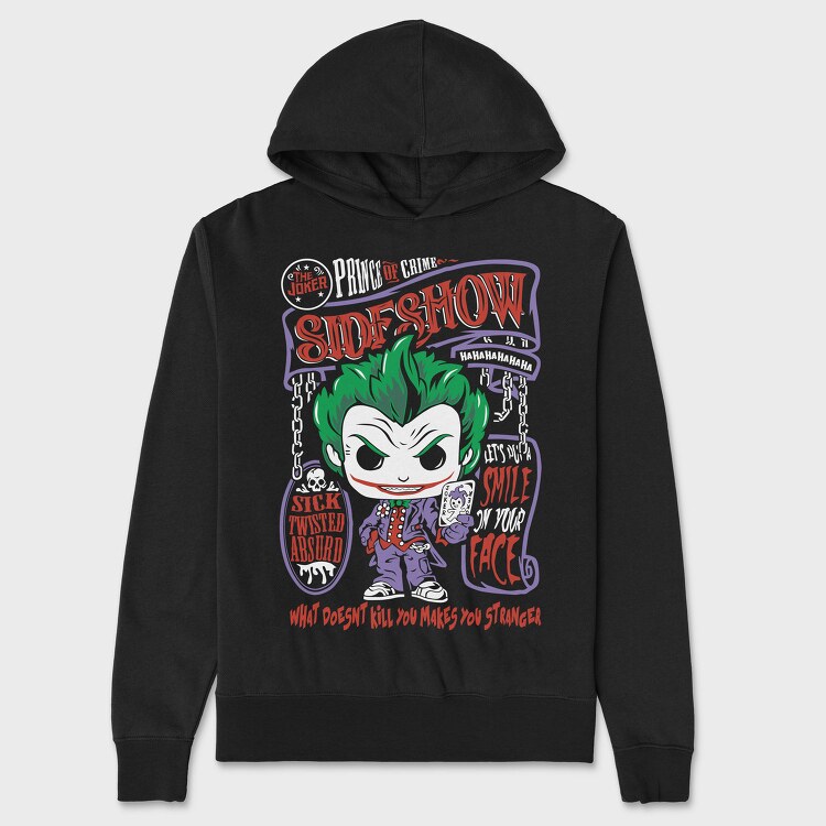 Joker Sideshow Madness, Hanorac Oversize Barbati (Unisex)