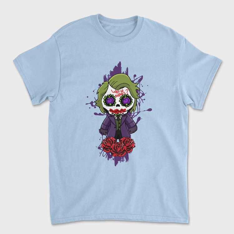Joker Skull Roses, Tricou Barbati (Unisex)