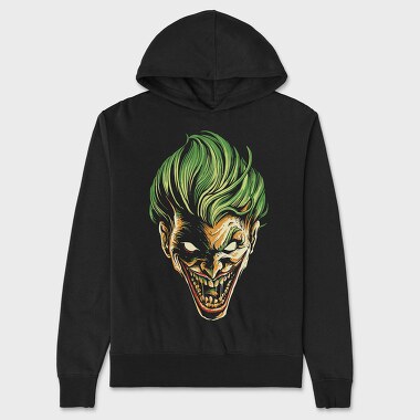 Jokers Grin 1, Hanorac Oversize Barbati (Unisex)