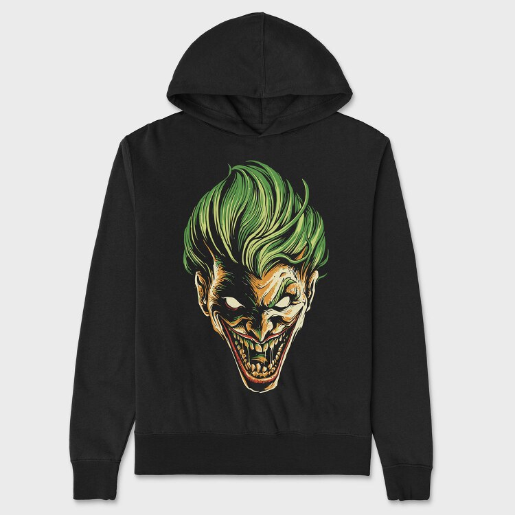 Jokers Grin 1, Hanorac Oversize Barbati (Unisex)