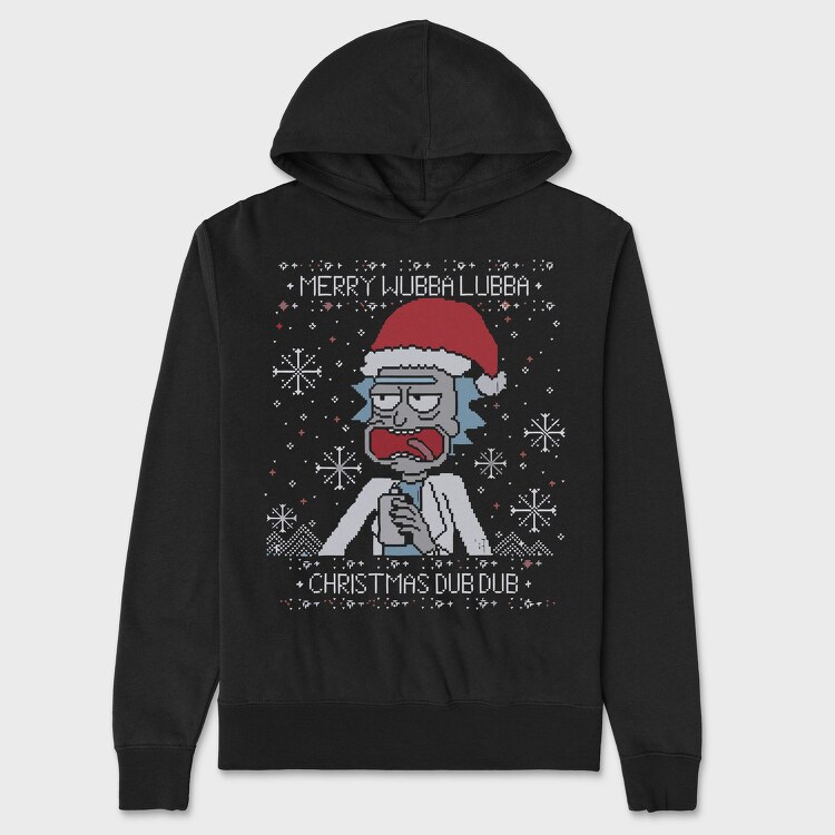 Merry Wubba Dub Dub, Hanorac Oversize Barbati (Unisex)
