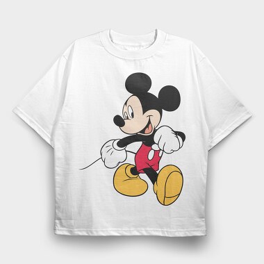 Mickey Mouse Fun 1, Tricou Oversize Barbati (Unisex)