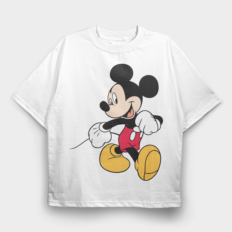 Mickey Mouse Fun 1, Tricou Oversize Barbati (Unisex)