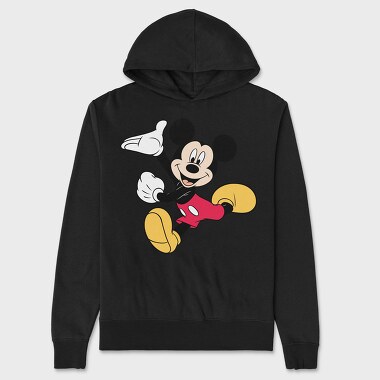 Mickey Mouse Wave 1, Hanorac Oversize Barbati (Unisex)