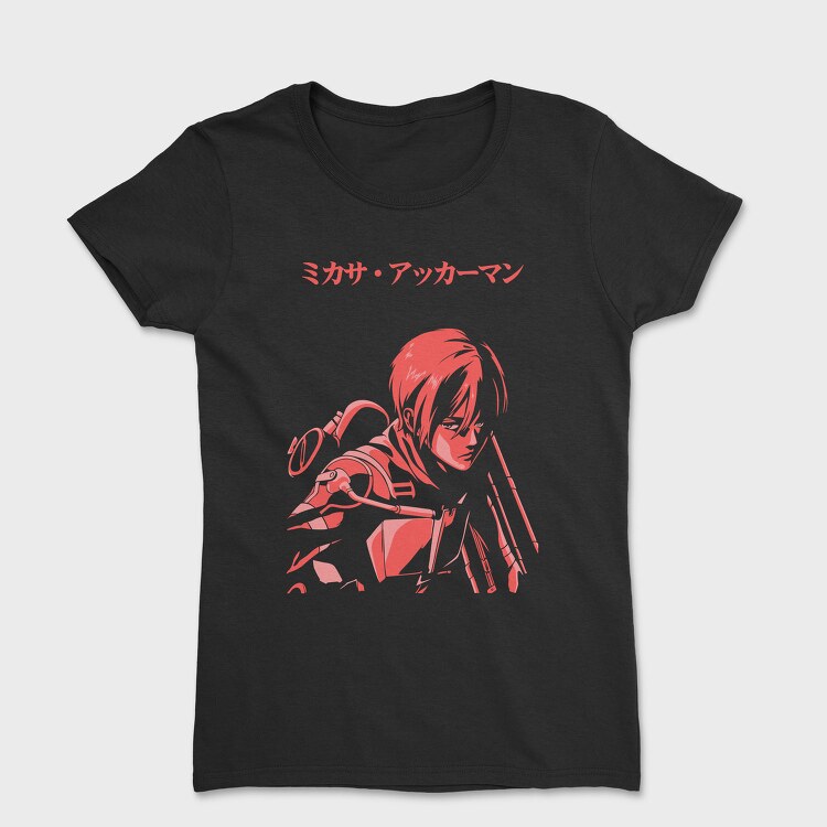 Mikasa Akkerman Red, Tricou Femei
