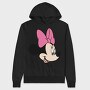 Minnie Mouse Bow, Hanorac Oversize Barbati (Unisex)