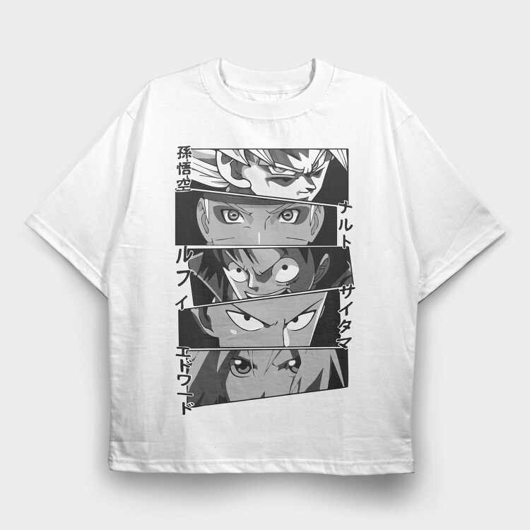 Naruto Edo, Tricou Oversize Barbati (Unisex)