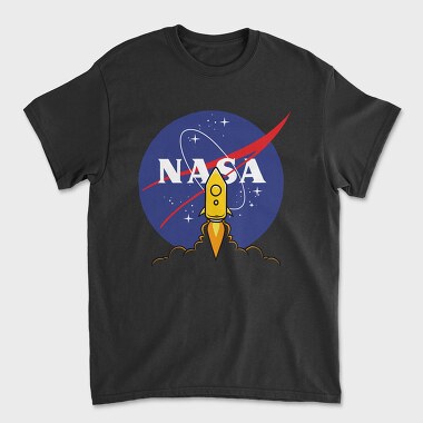 Nasa Rocket Blastoff, Tricou Barbati (Unisex)