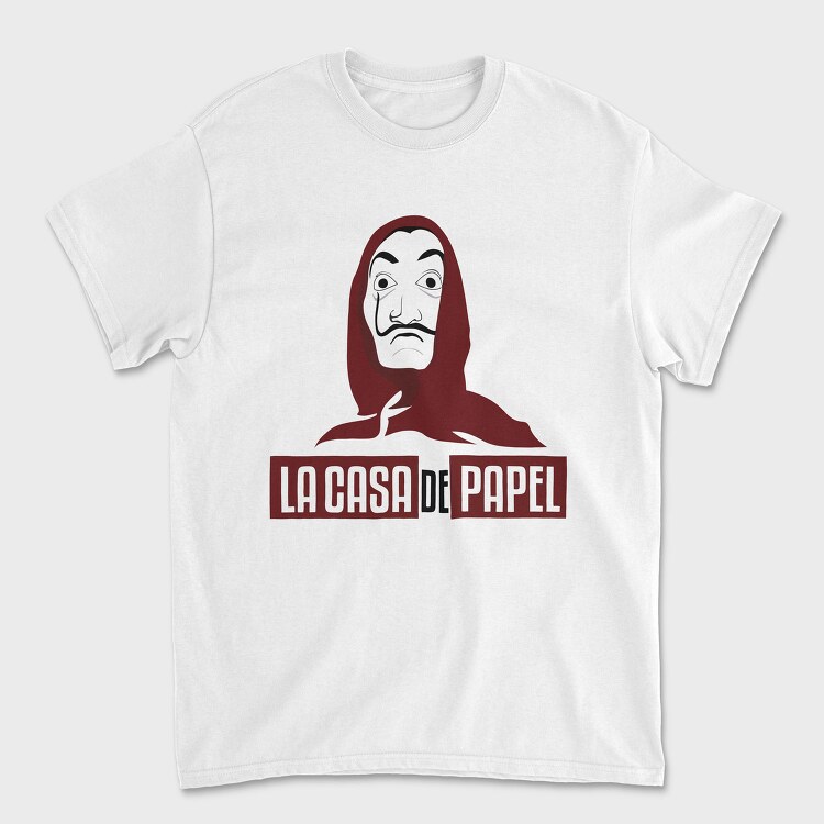 La Casa De Papel Mask, Tricou Barbati (Unisex)