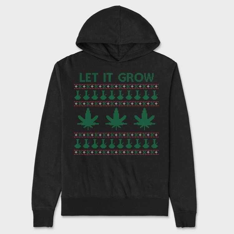 Let It Grow Sweater, Hanorac Oversize Barbati (Unisex)