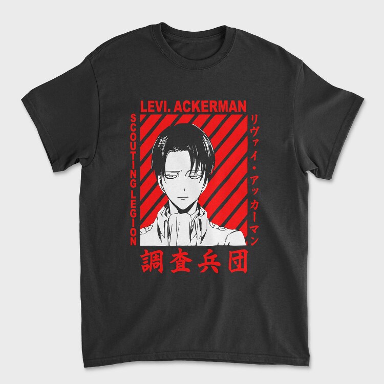 Levi Ackerman Scouting Legion, Tricou Barbati (Unisex)