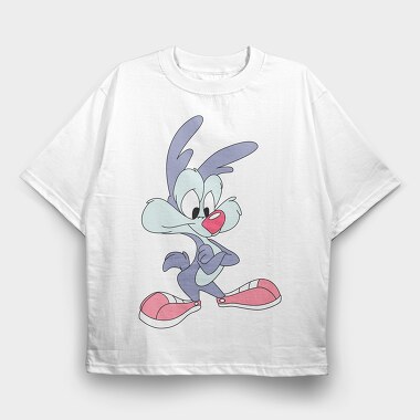 Looney Bunny Sneaker, Tricou Oversize Barbati (Unisex)