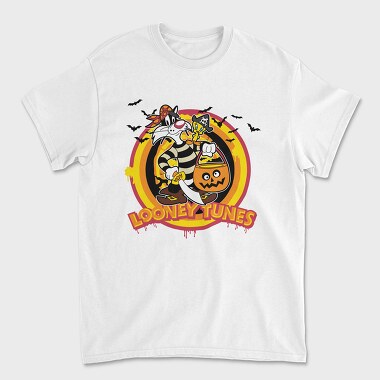 Looney Halloween Tunes 1, Tricou Barbati (Unisex)