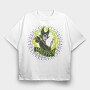 Maleficent Flame, Tricou Oversize Barbati (Unisex)