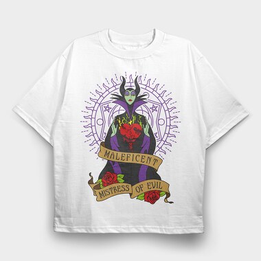 Maleficent Heart Of Evil, Tricou Oversize Barbati (Unisex)
