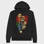 Mario Skull Fist, Hanorac Oversize Barbati (Unisex)