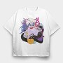 Mermaids Curse, Tricou Oversize Barbati (Unisex)