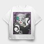 Mermaids Tentacles, Tricou Oversize Barbati (Unisex)