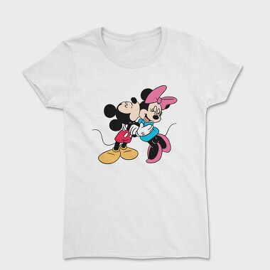 Mickey Minnie Hug 1, Tricou Femei