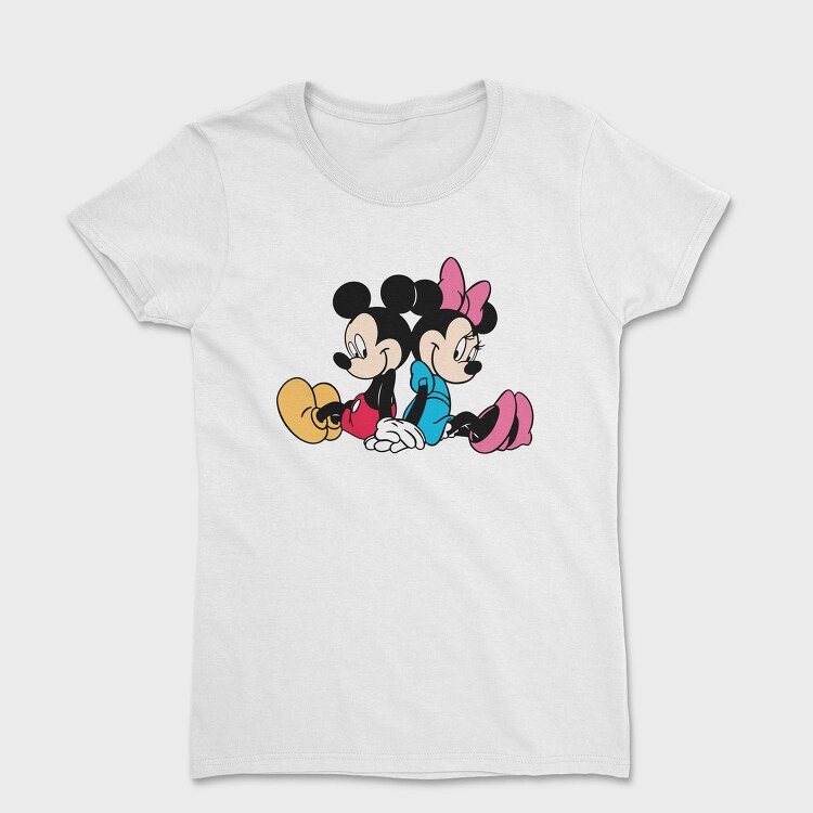 Mickey Minnie Hug, Tricou Femei