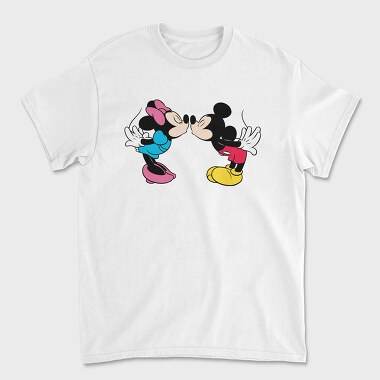 Mickey Minnie Kiss, Tricou Barbati (Unisex)