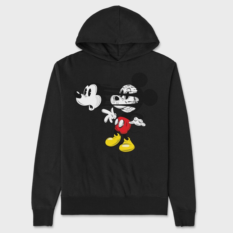 Mickey Mouse Splash, Hanorac Oversize Barbati (Unisex)