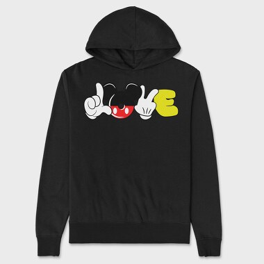 Mickey Peace, Hanorac Oversize Barbati (Unisex)