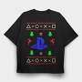 Playstation Xmas Sweater, Tricou Oversize Barbati (Unisex)