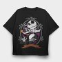 Pumpkin Skull Nightmare, Tricou Oversize Barbati (Unisex)
