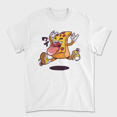 Pizza Rockstar, Tricou Barbati (Unisex)