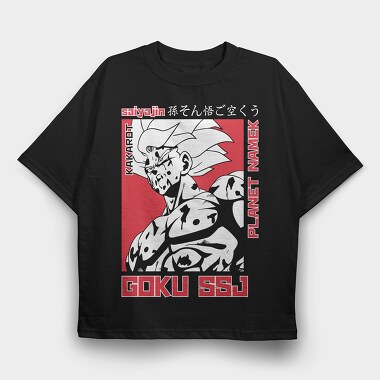 Saiyajin Planet Namek, Tricou Oversize Barbati (Unisex)