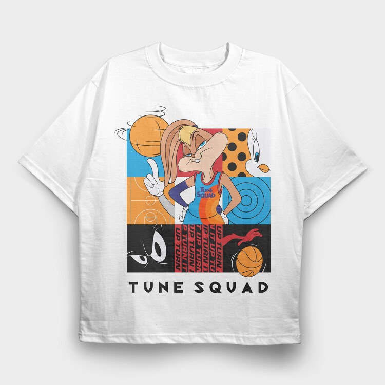 Tune Squad Upturn, Tricou Oversize Barbati (Unisex)