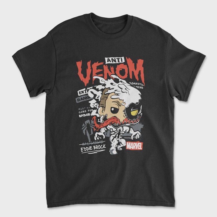 Venomous Eddie Brock, Tricou Barbati (Unisex)