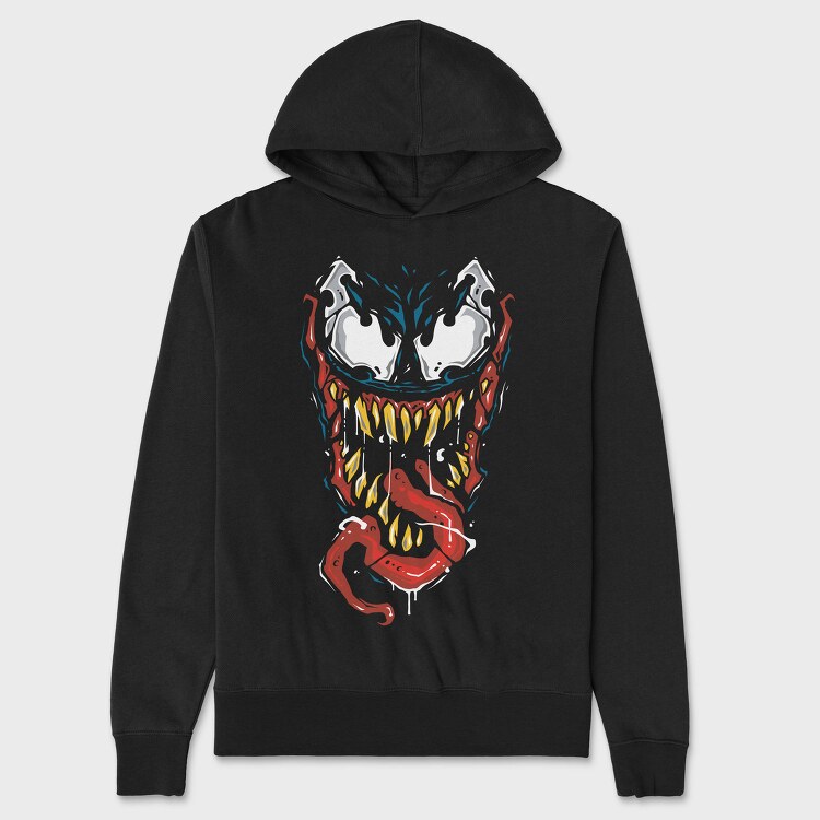 Venomous Grin, Hanorac Oversize Barbati (Unisex)