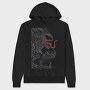Venomous Scream, Hanorac Oversize Barbati (Unisex)