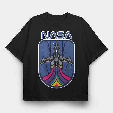 Nasa Space Flight, Tricou Oversize Barbati (Unisex)