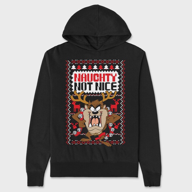 Naughty Reindeer Howl, Hanorac Oversize Barbati (Unisex)