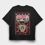 Naughty Reindeer Howl, Tricou Oversize Barbati (Unisex)