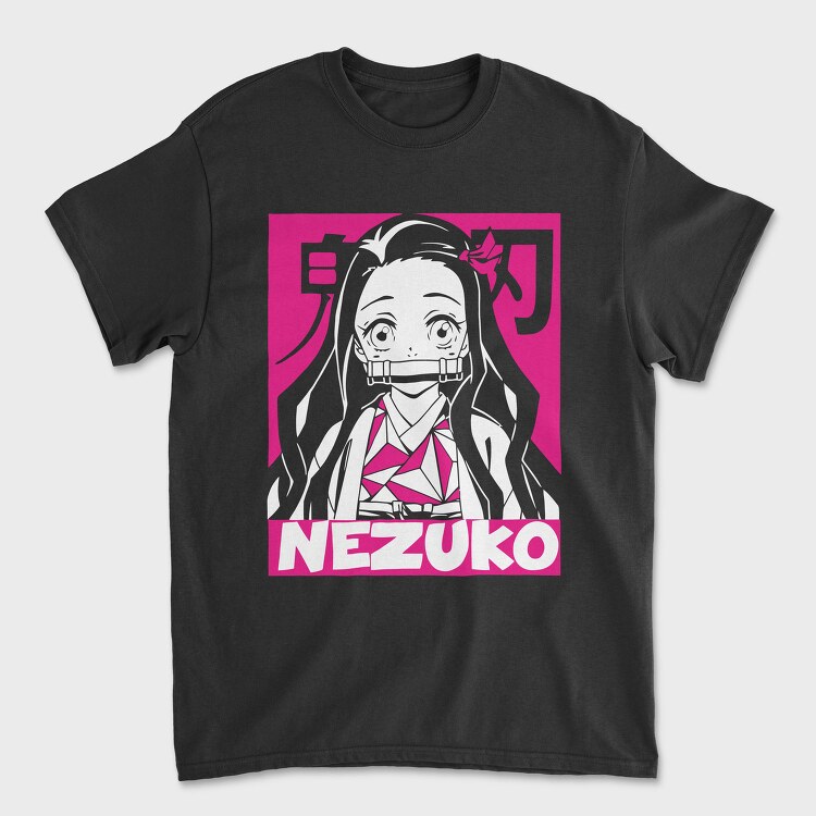 Nezuko Silhouette, Tricou Barbati (Unisex)