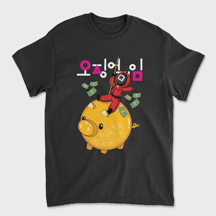 Piggy Bank Climb, Tricou Barbati (Unisex)