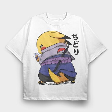 Pikachu Chidori, Tricou Oversize Barbati (Unisex)