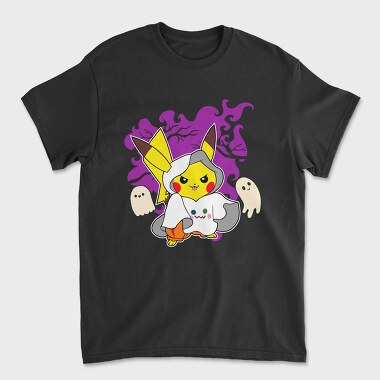 Pikachu Ghost Costume, Tricou Barbati (Unisex)