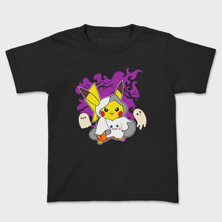 Pikachu Ghost Costume, Tricou Copii
