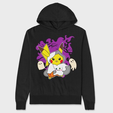 Pikachu Ghost Costume, Hanorac Oversize Barbati (Unisex)