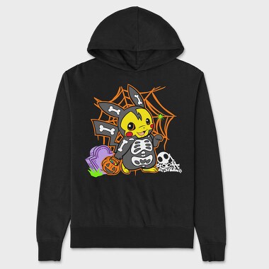 Pikachu Halloween Costume, Hanorac Oversize Barbati (Unisex)