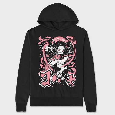Pink Petals Dance, Hanorac Oversize Barbati (Unisex)