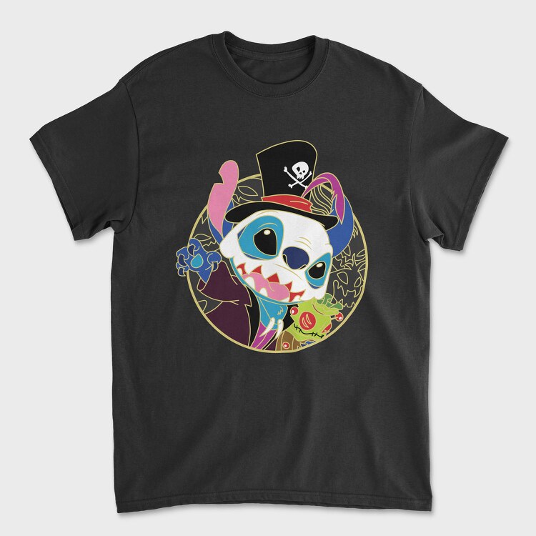 Pirate Pup Skull, Tricou Barbati (Unisex)