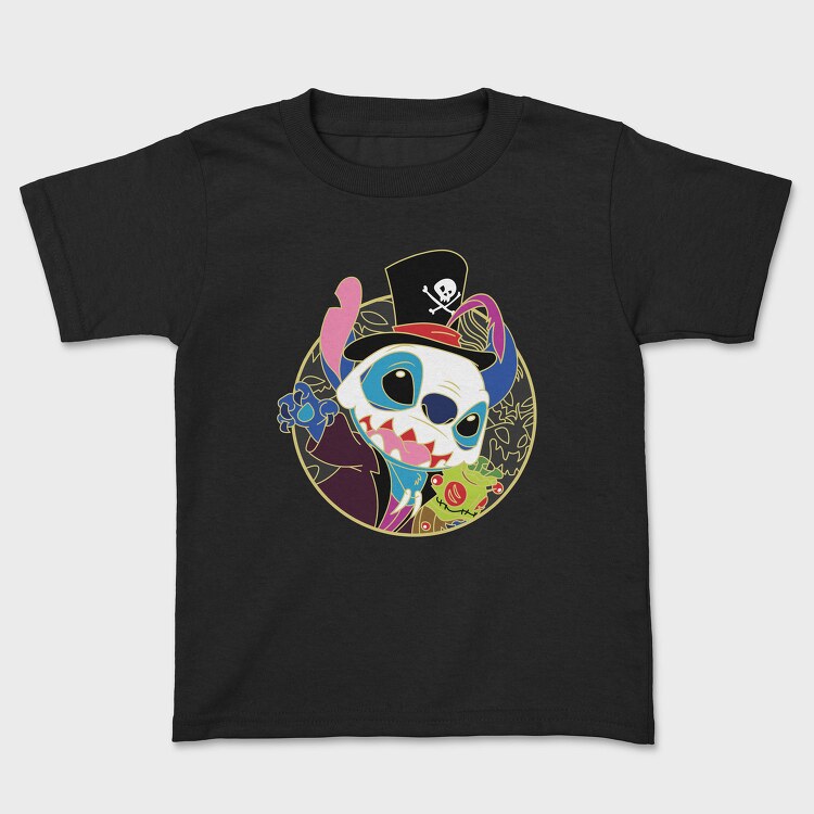 Pirate Pup Skull, Tricou Copii