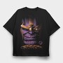 Purple King Roar, Tricou Oversize Barbati (Unisex)