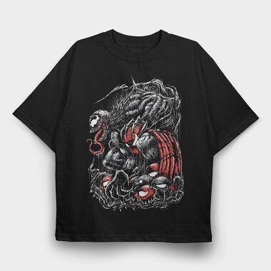 Red Dragon Roar 6, Tricou Oversize Barbati (Unisex)